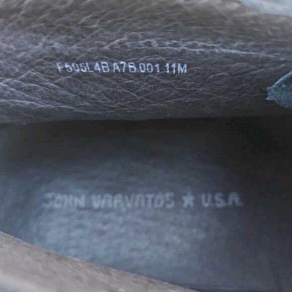 John Varvatos Men\'s Chukka Boots Size 11 M Leather Black Shoes Ankle Boots main image 4